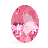 Oval Lab Pink Sapphire
