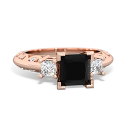 similar item - Art Deco Diamond Engagement 6mm Princess