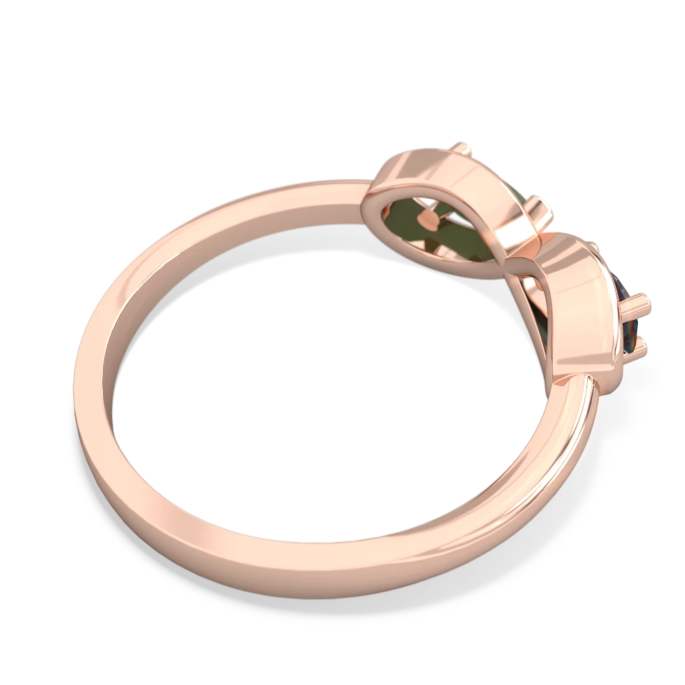 Alexandrite Infinity 14K Rose Gold ring R5050