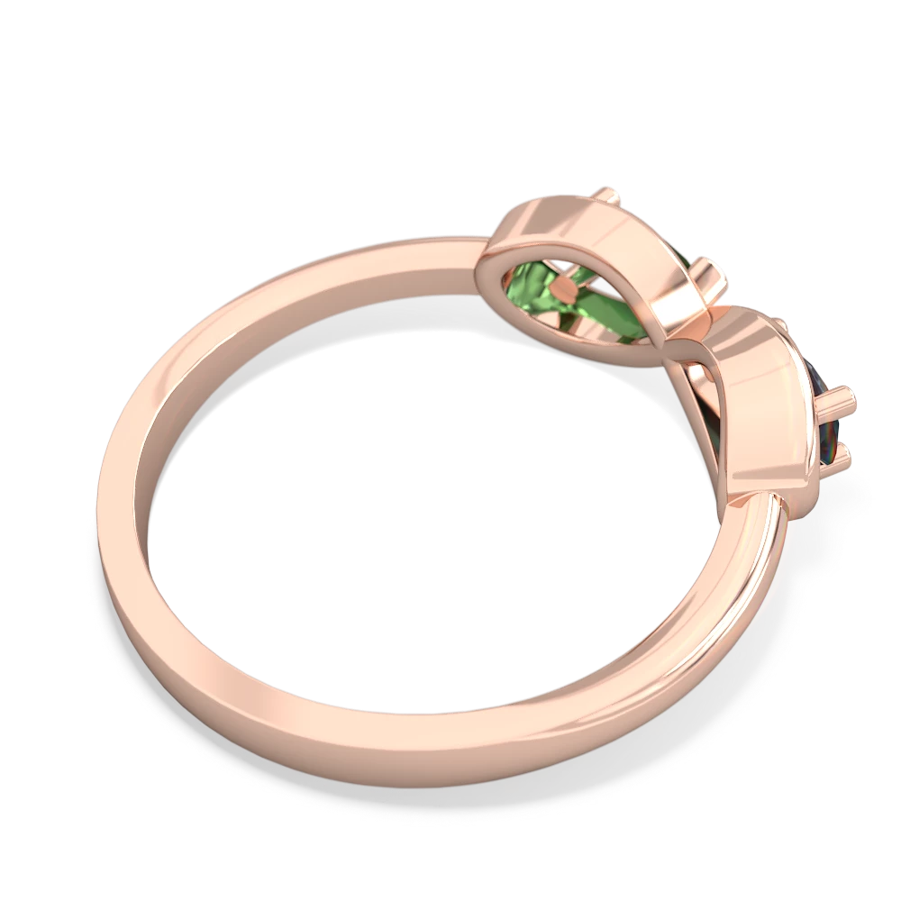 Alexandrite Infinity 14K Rose Gold ring R5050