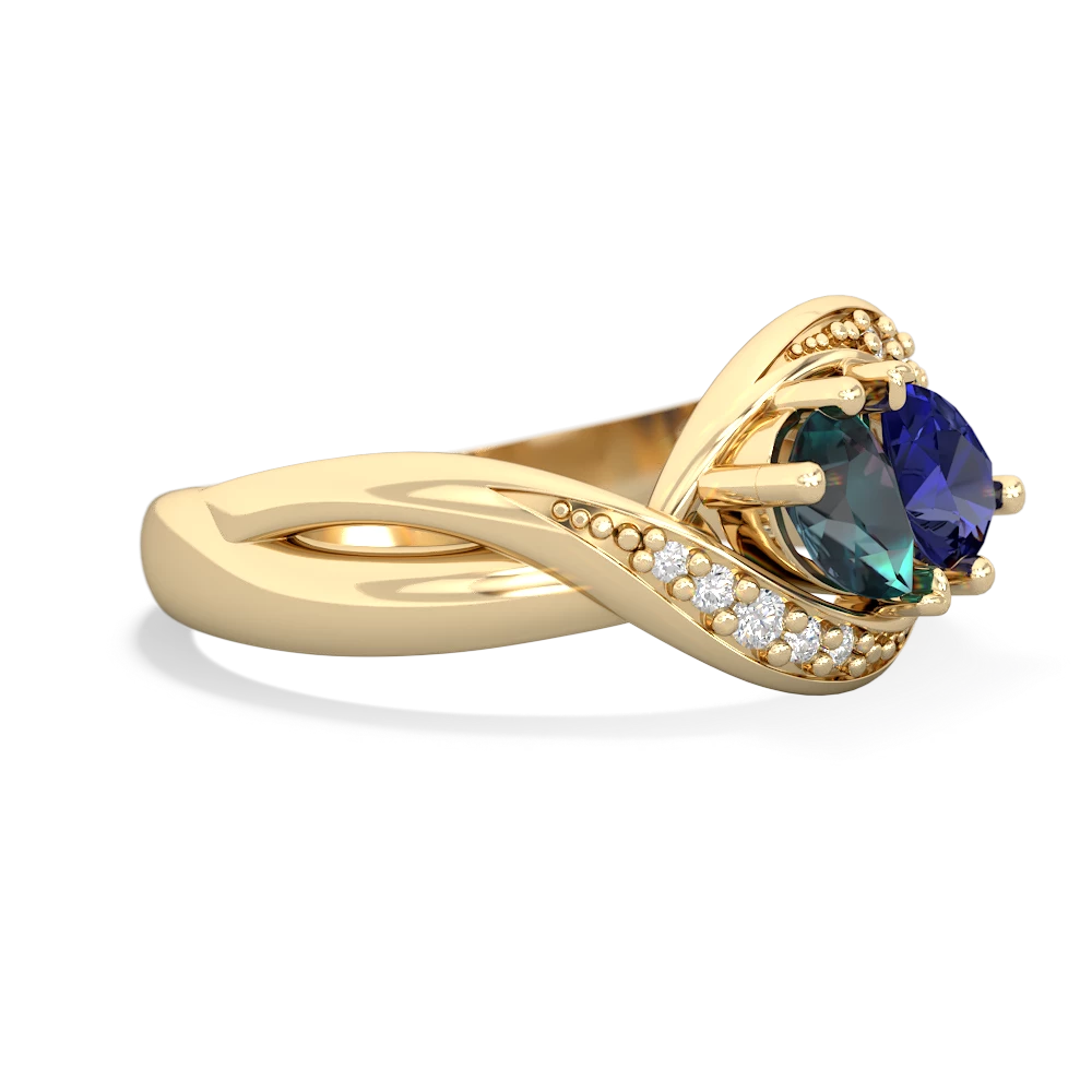 Alexandrite Summer Winds 14K Yellow Gold ring R5342