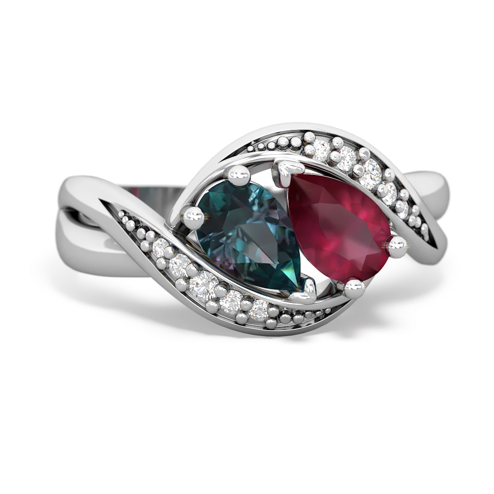 May Birthstone RING; Juwels & Co. July (Ruby) / White Gold