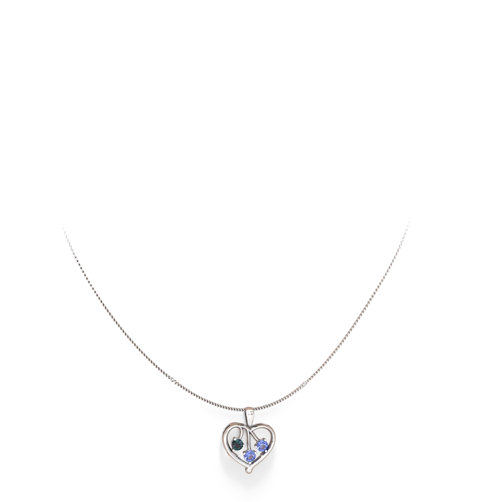 Tanzanite hot sale heart necklace