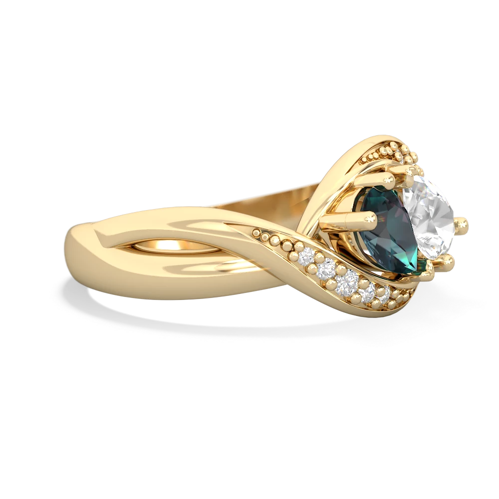 Alexandrite Summer Winds 14K Yellow Gold ring R5342