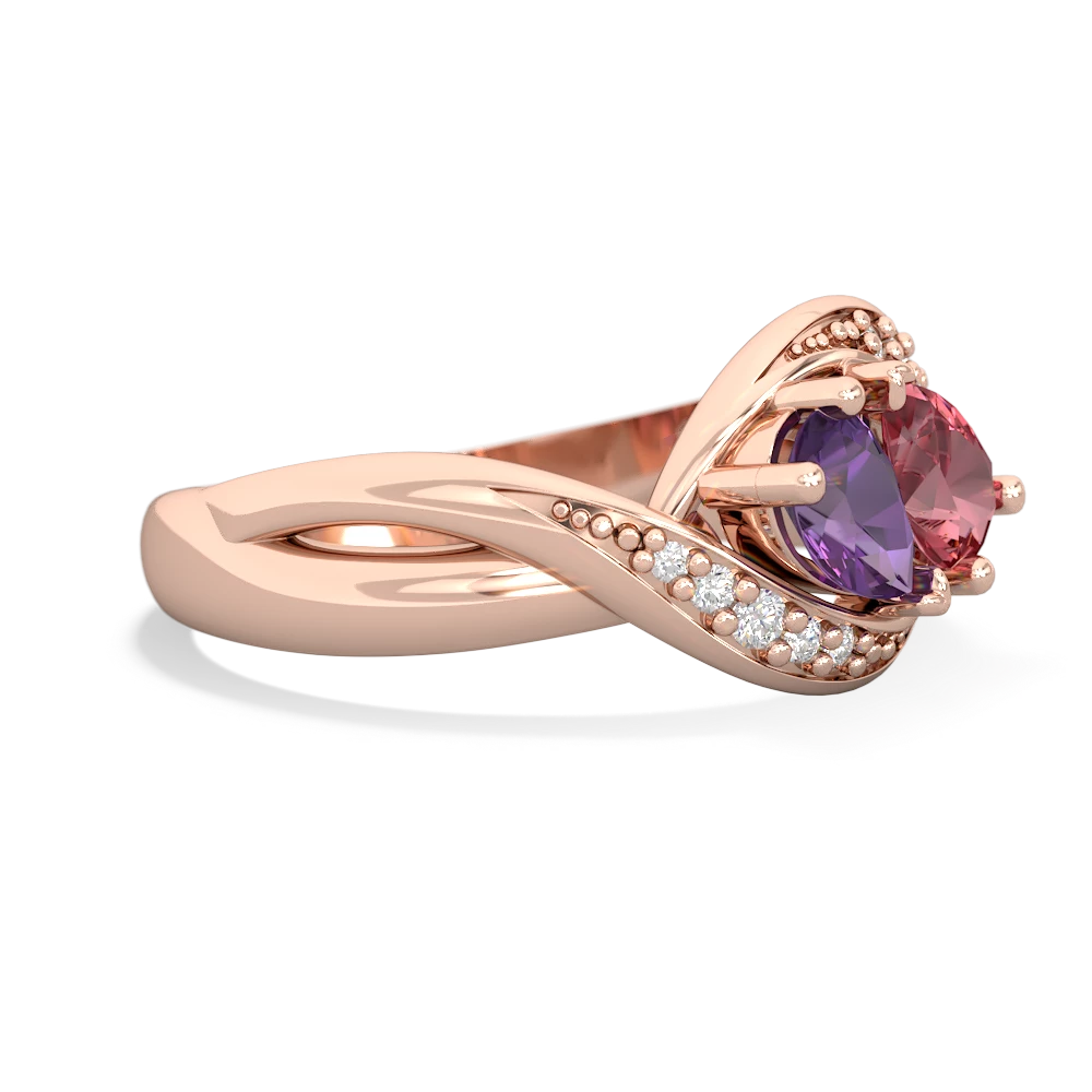 Amethyst Summer Winds 14K Rose Gold ring R5342