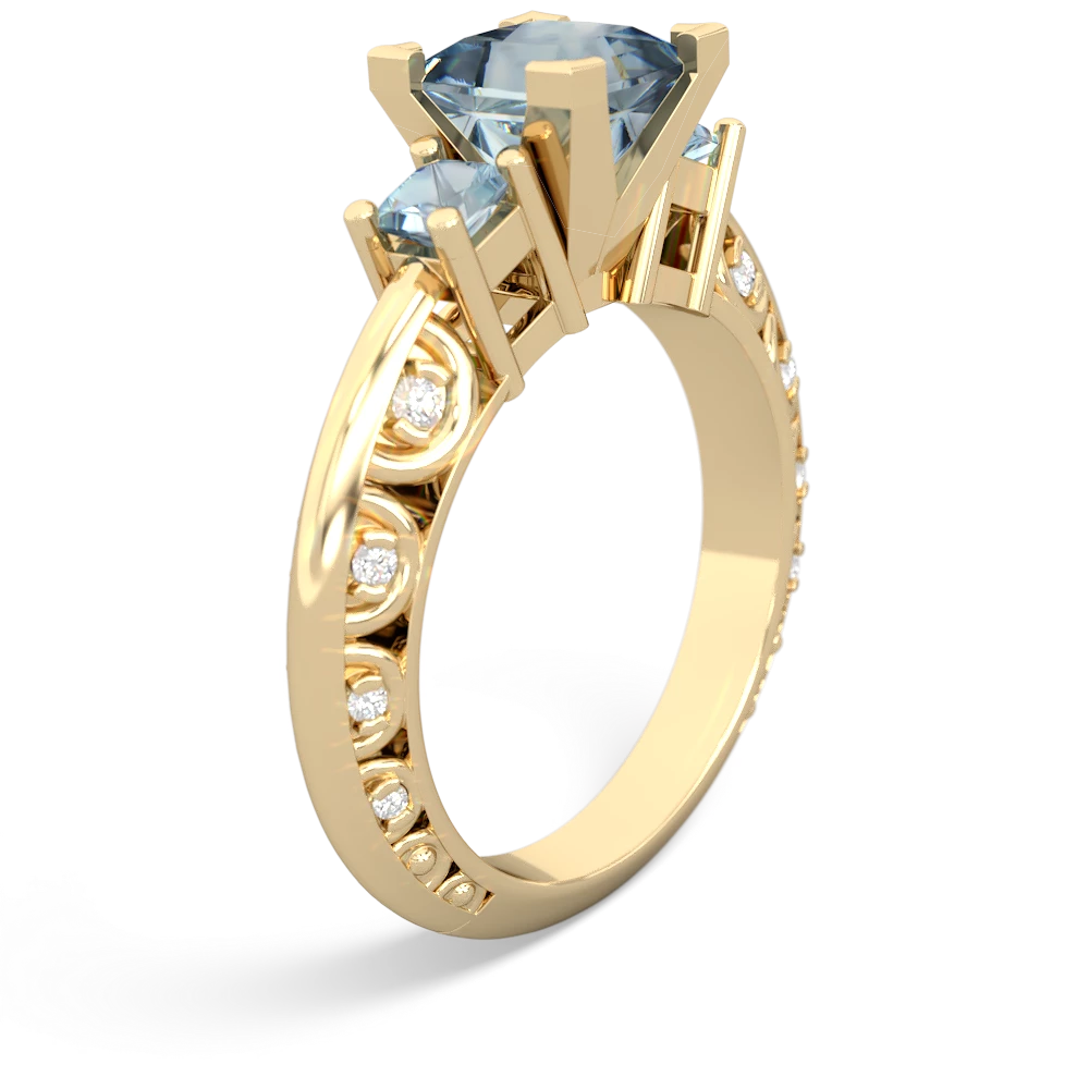 Onyx Eternal Embrace Engagement 14K Yellow Gold ring C2001