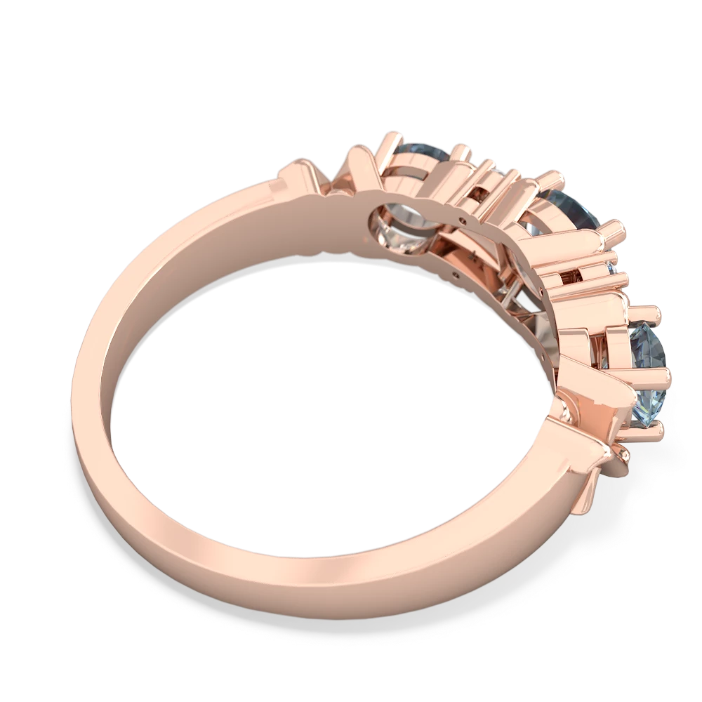 London Topaz Hugs And Kisses 14K Rose Gold ring R5016