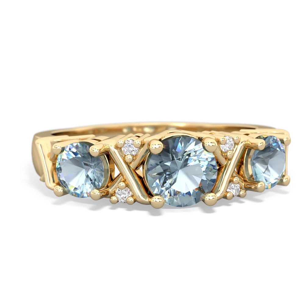 Opal Hugs And Kisses 14K Yellow Gold ring R5016