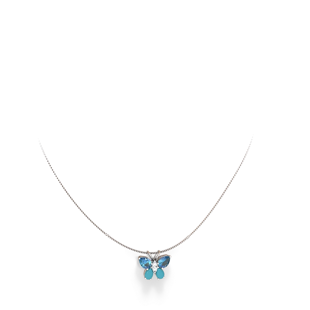 Tiffany blue hot sale topaz necklace