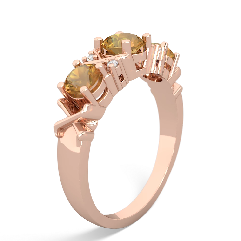 Onyx Hugs And Kisses 14K Rose Gold ring R5016