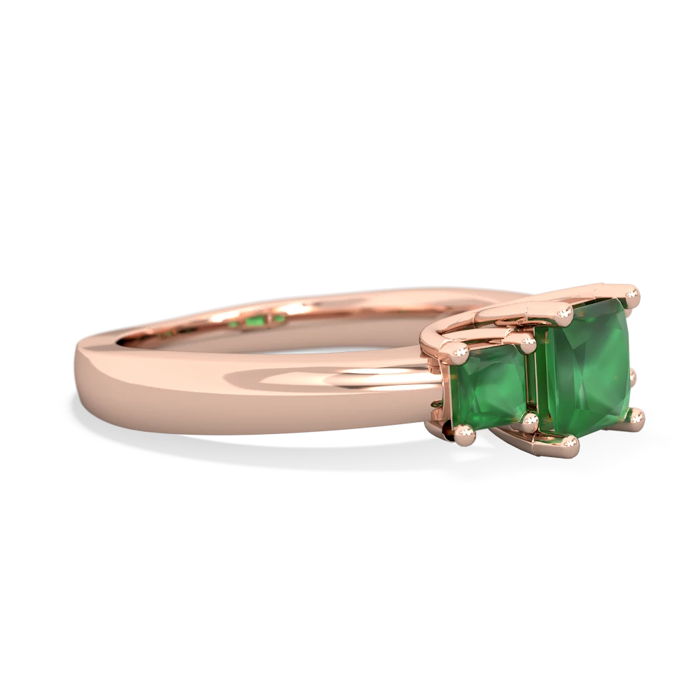 London Topaz Three Stone Trellis 14K Rose Gold ring R4015