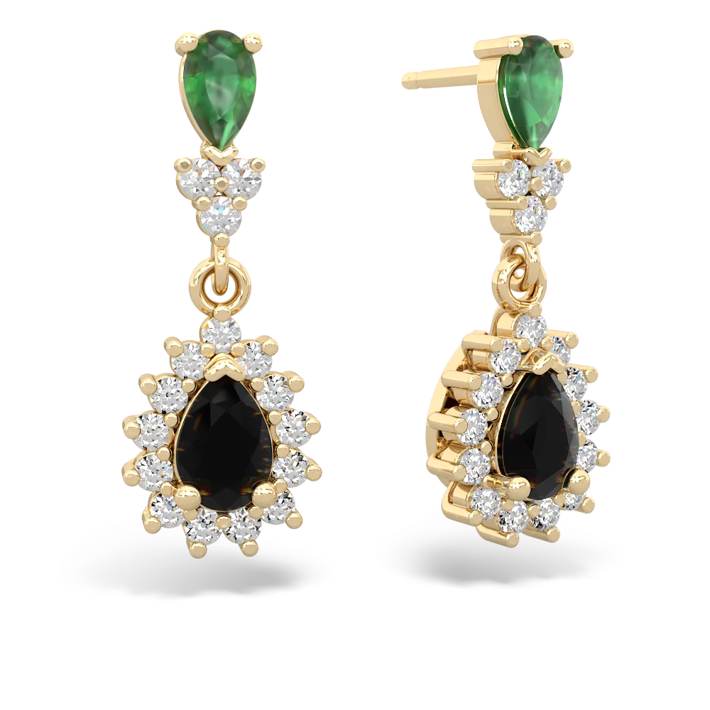 Emerald Clip on Earrings | Rebekajewelry