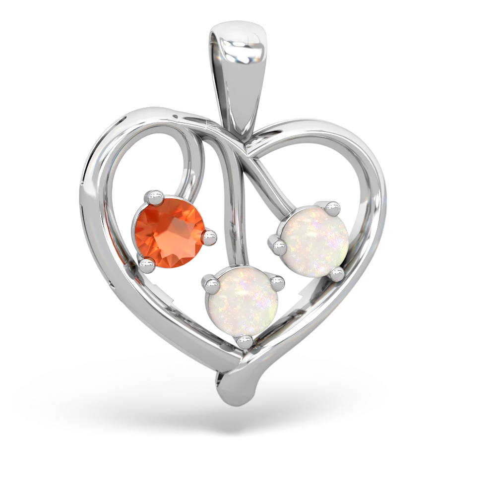 Lab-Created Pink Opal, Pink Tourmaline and Lab-Created White Sapphire Ring  in Sterling Silver with 14K Rose Gold Plate | Zales