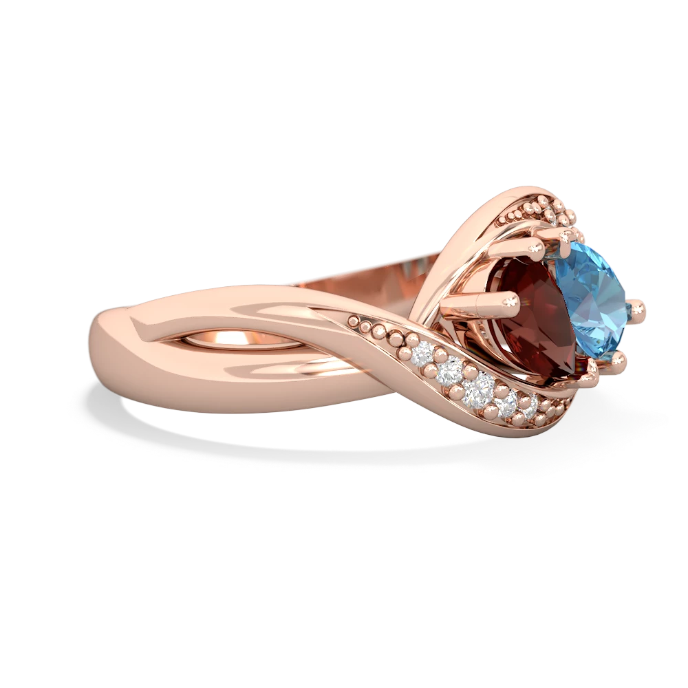 Garnet Summer Winds 14K Rose Gold ring R5342