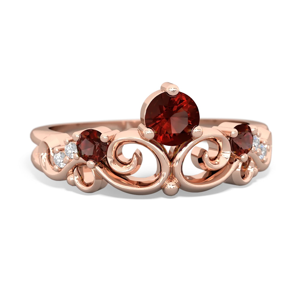 Amethyst Crown Keepsake 14K Rose Gold ring R5740