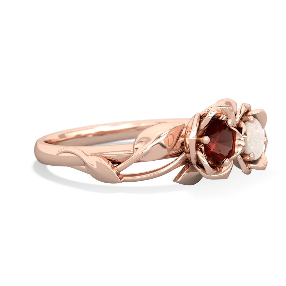 Garnet Rose Garden 14K Rose Gold ring R5510