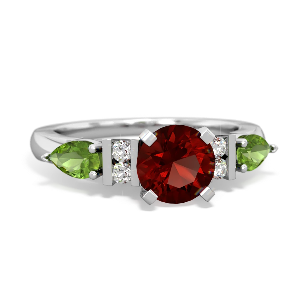 Garnet and deals peridot ring