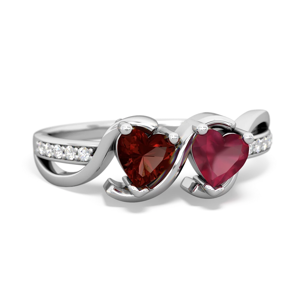 Ruby and on sale garnet ring