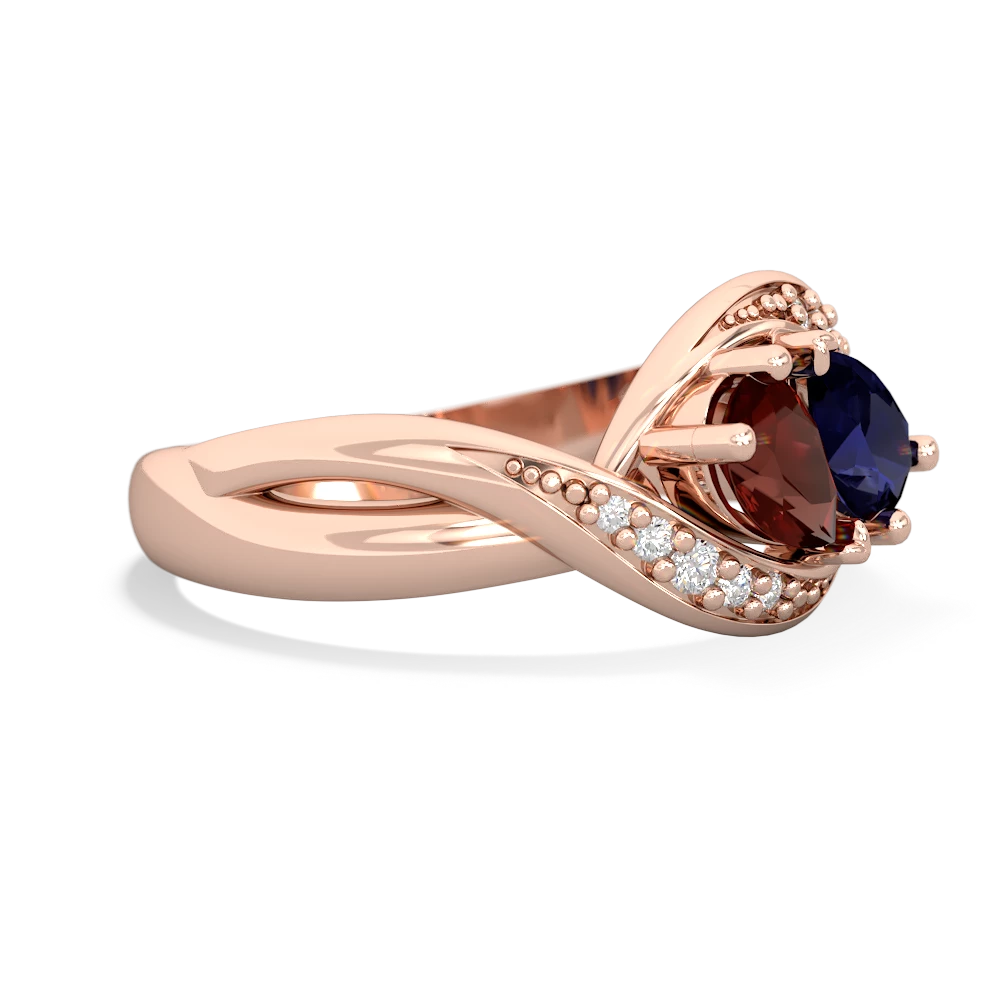 Garnet Summer Winds 14K Rose Gold ring R5342