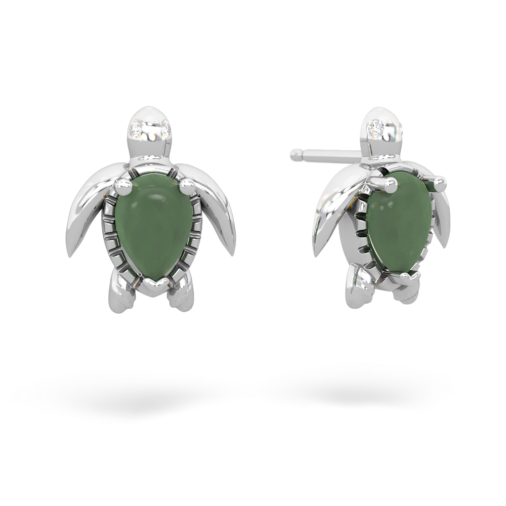 Jade deals turtle earrings