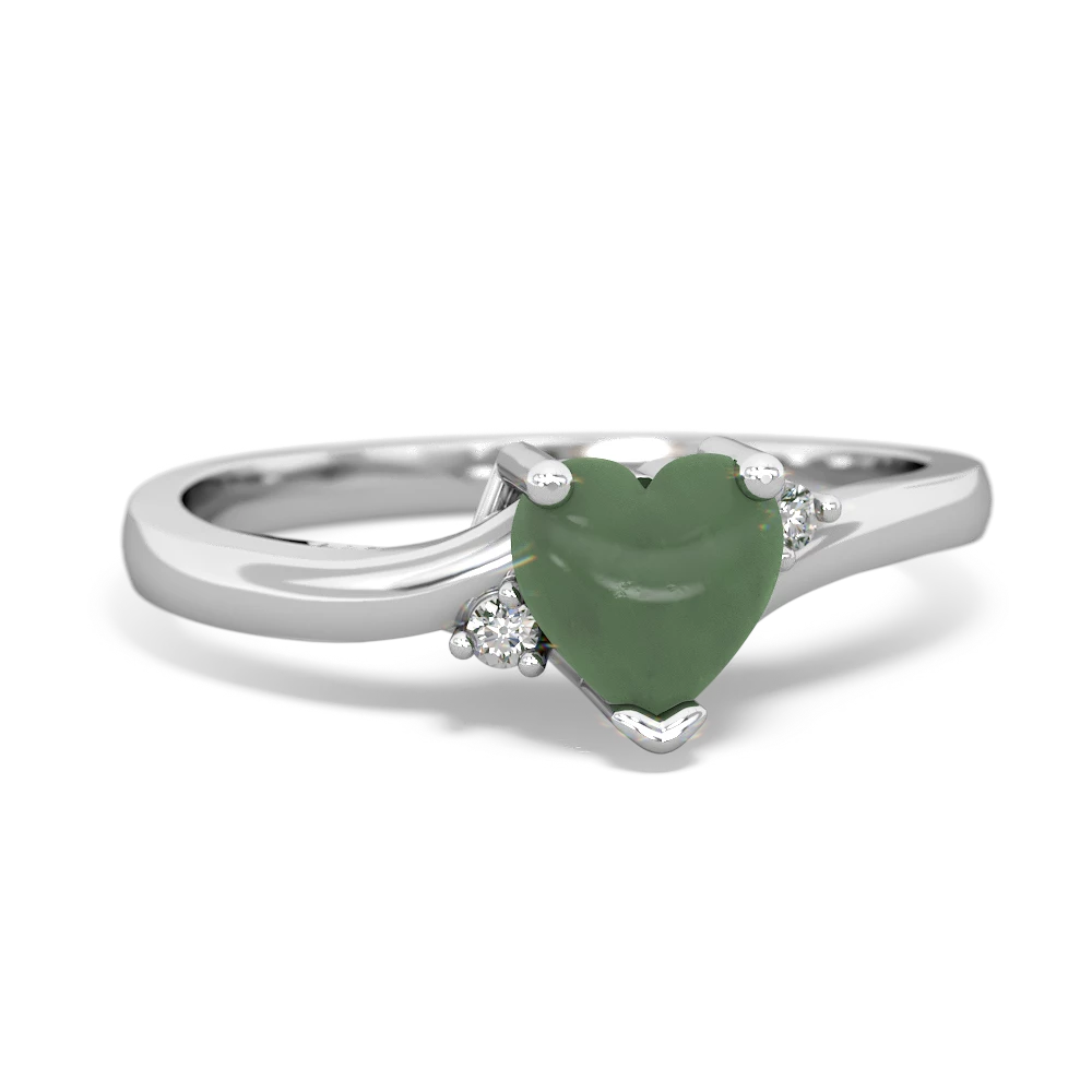 Jade deals heart ring