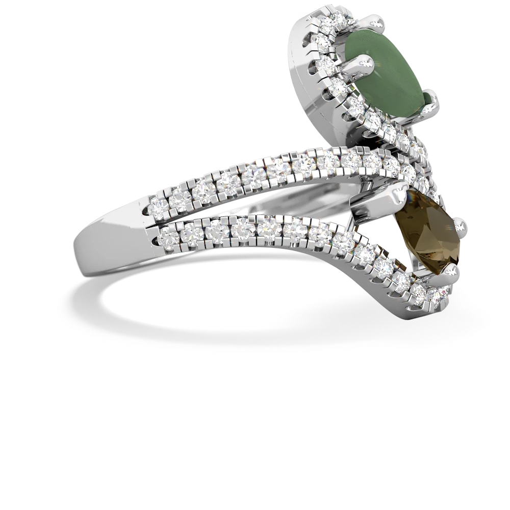 Jade Diamond Dazzler 14K White Gold ring R3000