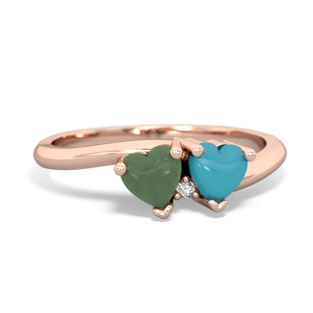 Jade Sweethearts 14K Rose Gold ring R5260