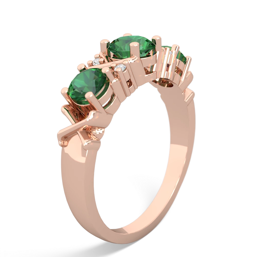 Alexandrite Hugs And Kisses 14K Rose Gold ring R5016