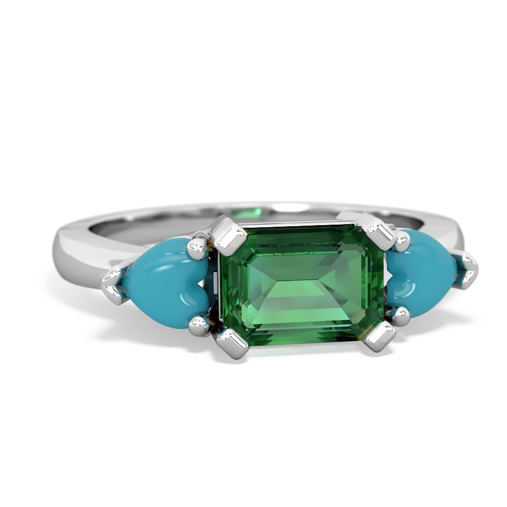 Turquoise and on sale peridot ring