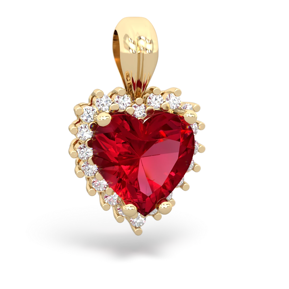 The Ruby Heart Necklace