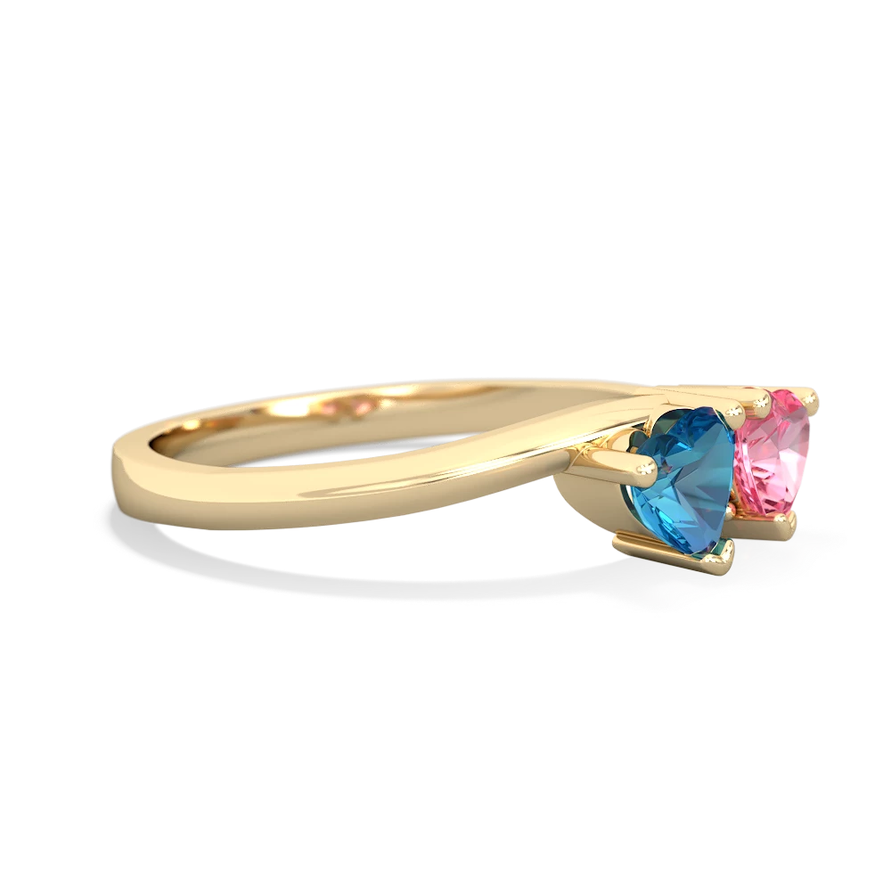 London Topaz Sweethearts 14K Yellow Gold ring R5260