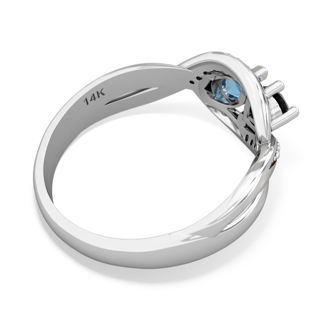 Onyx Summer Winds 14K White Gold ring R5342