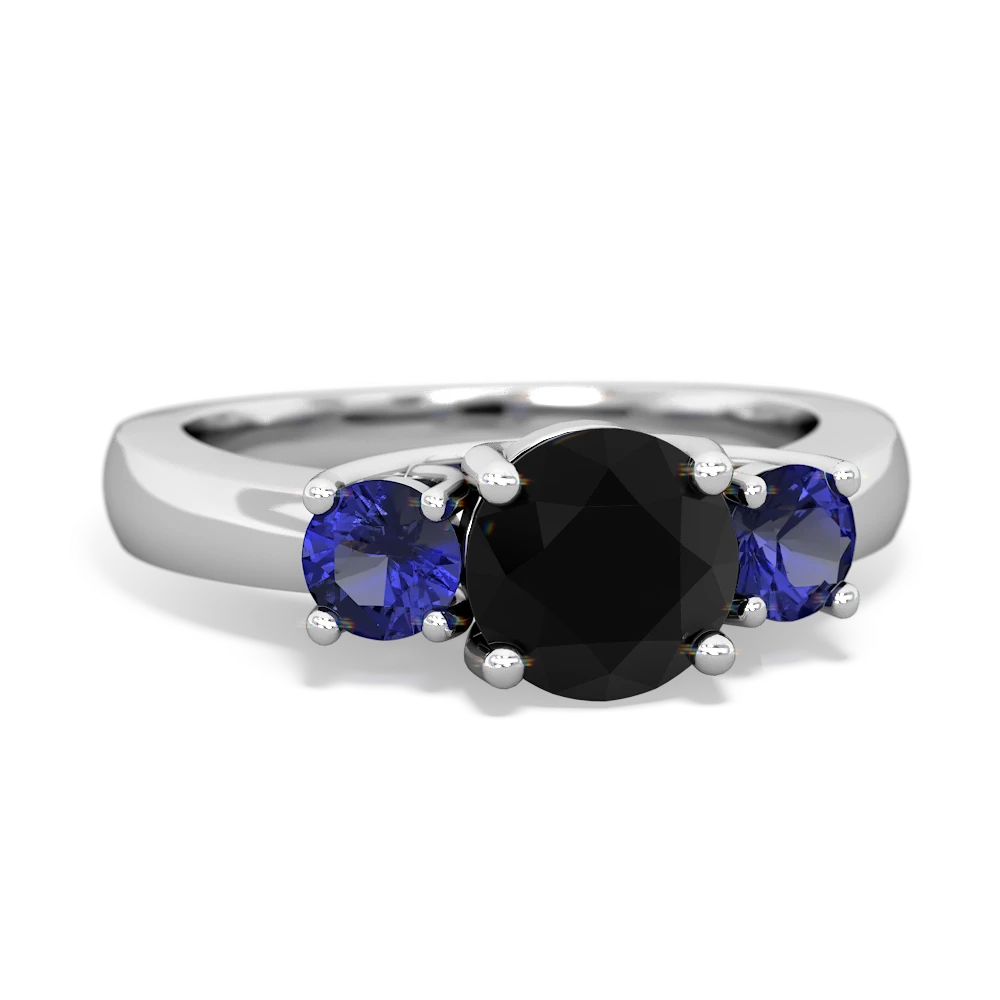 black sapphire rings for women