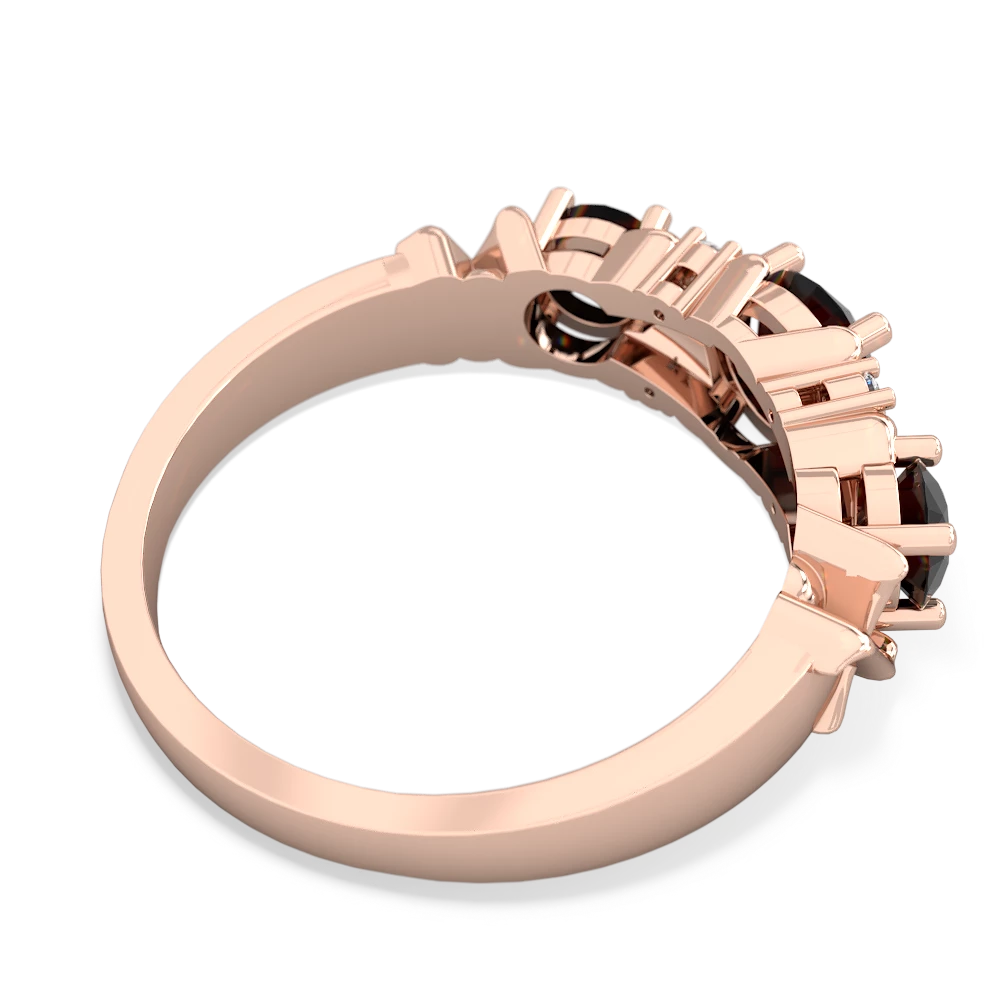 Jade Hugs And Kisses 14K Rose Gold ring R5016