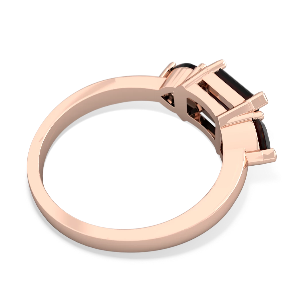 Sapphire Three Stone 14K Rose Gold ring R5235