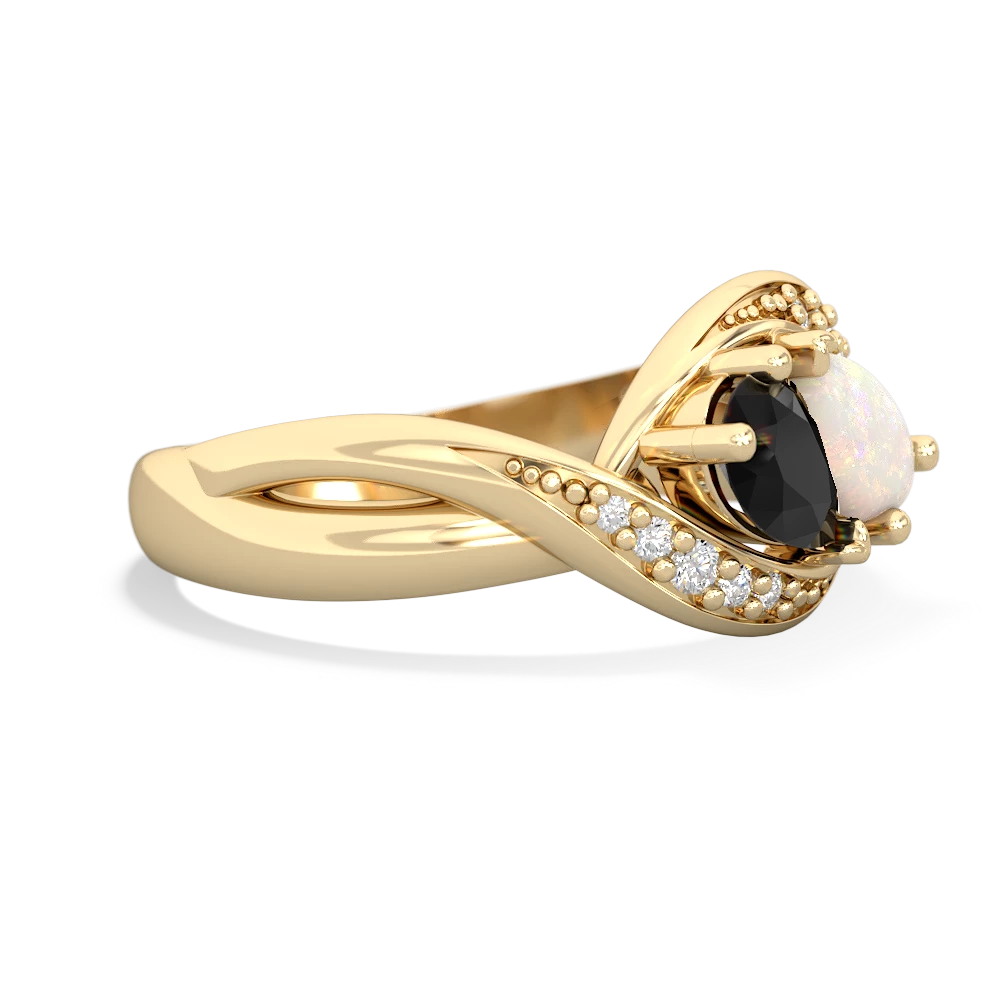 Onyx Summer Winds 14K Yellow Gold ring R5342