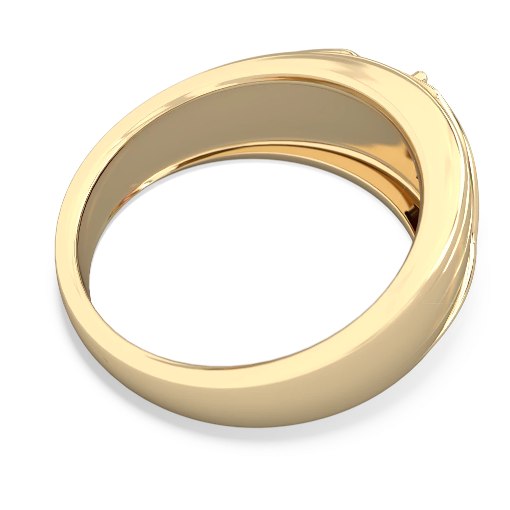 Onyx Men's Streamline 14K Yellow Gold ring R0460