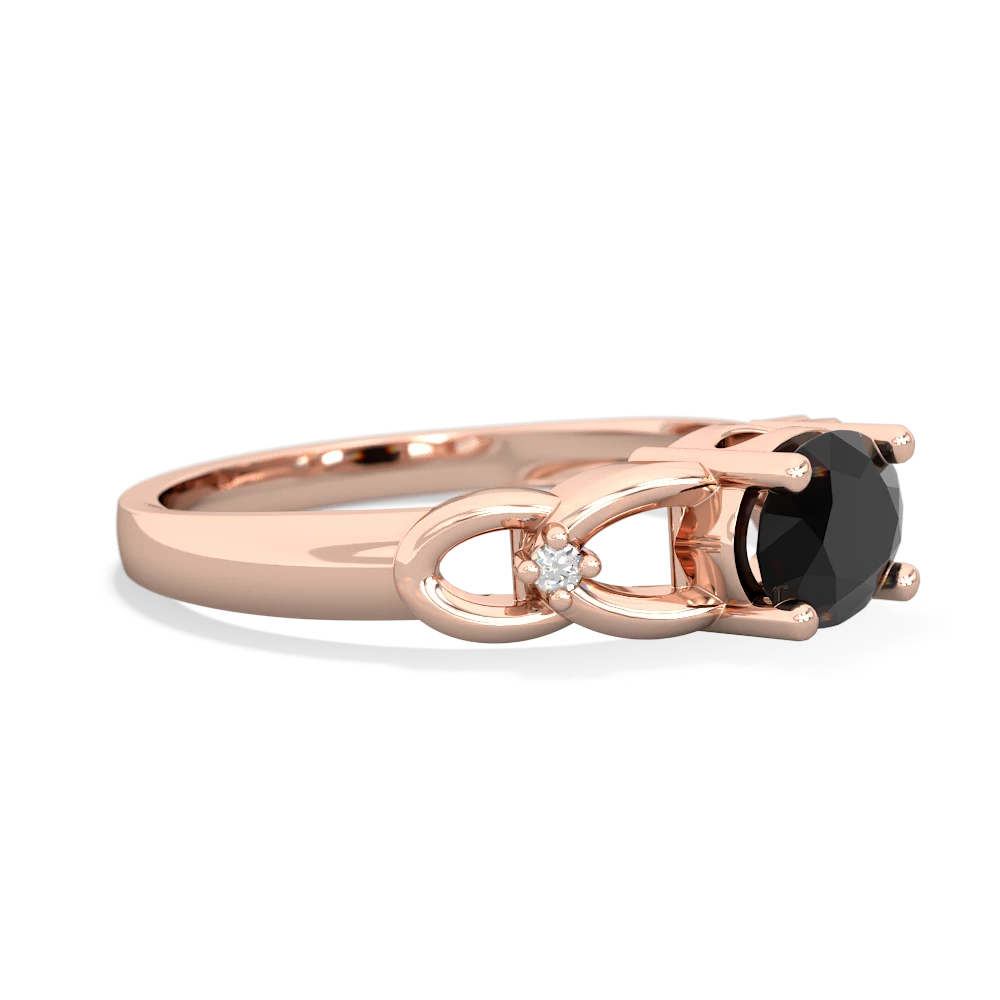 Onyx Links 14K Rose Gold ring R4032