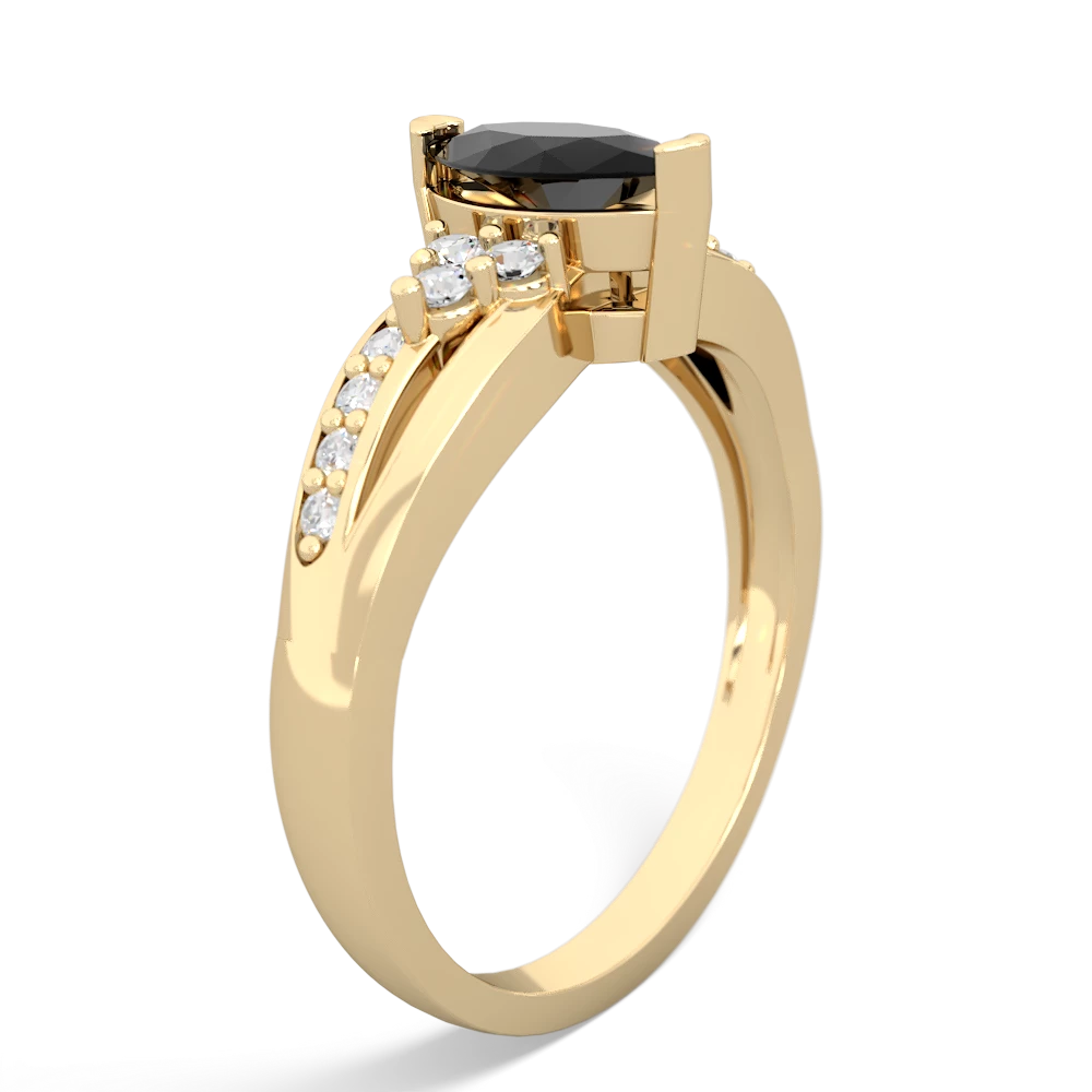 Onyx Royal Marquise 14K Yellow Gold ring R2343