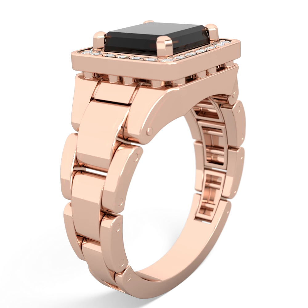 Onyx Men's Watch 14K Rose Gold ring R0510