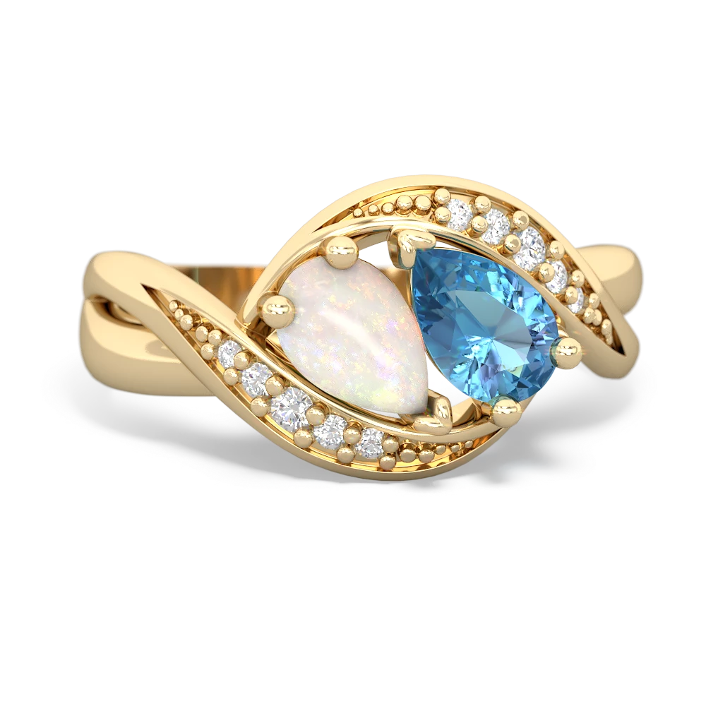 Opal Summer Winds 14K Yellow Gold ring R5342