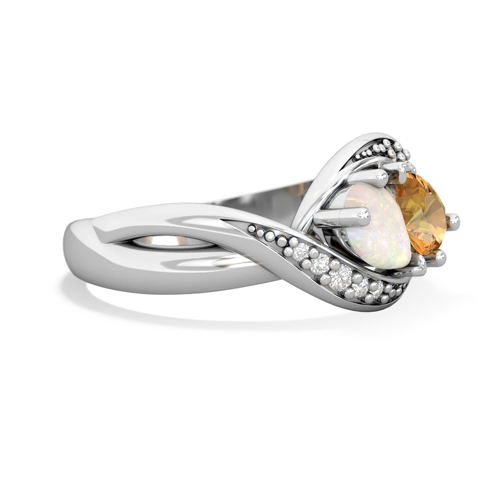 Opal Summer Winds 14K White Gold ring R5342