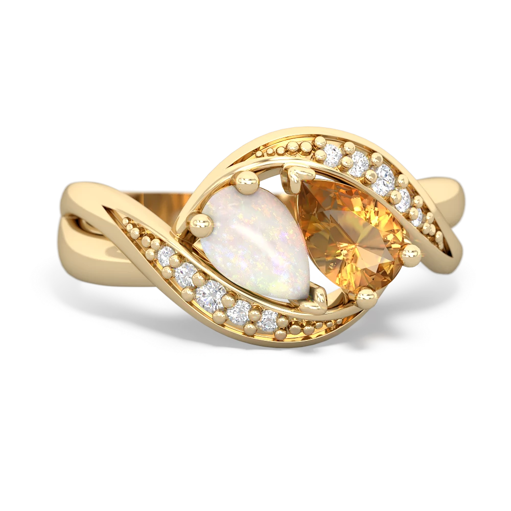 Opal Summer Winds 14K Yellow Gold ring R5342