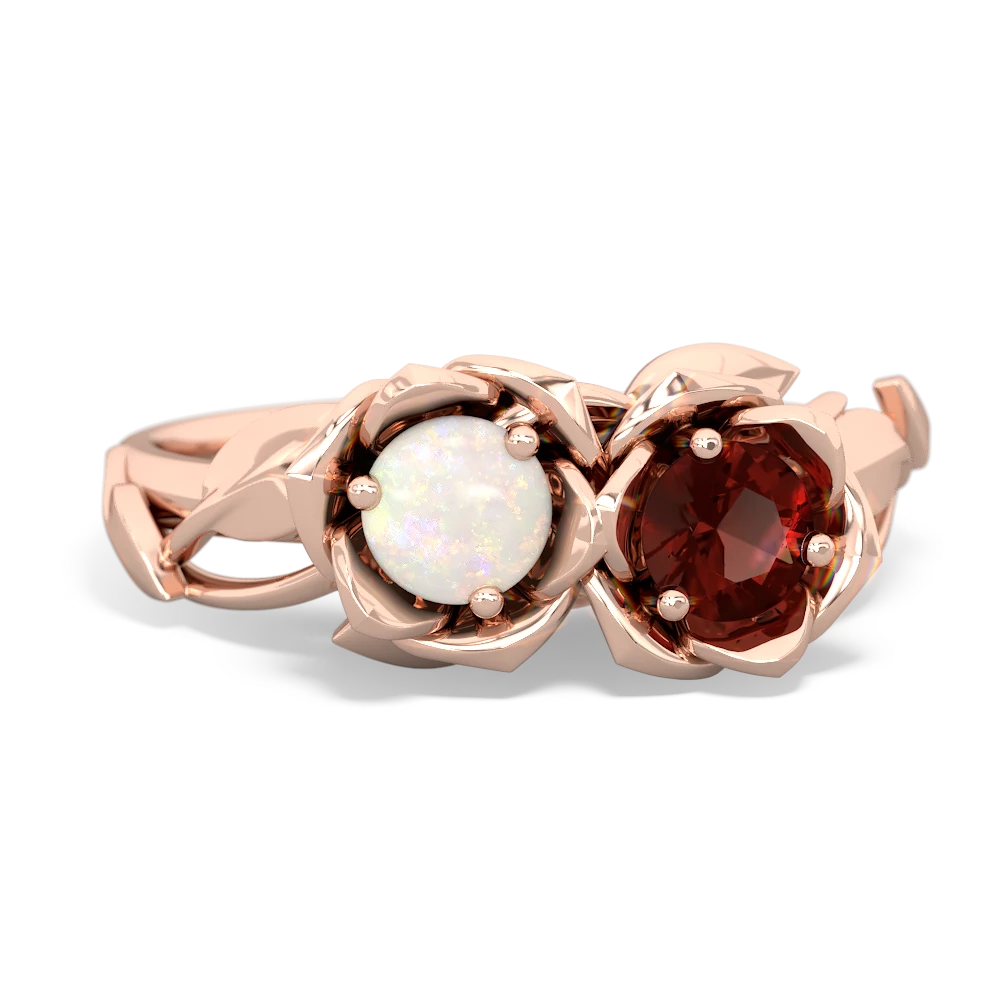 Opal Rose Garden 14K Rose Gold ring R5510