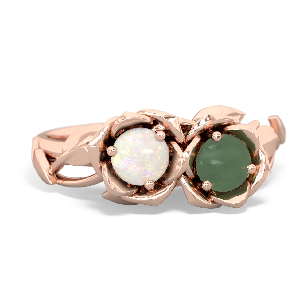 Opal Rose Garden 14K Rose Gold ring R5510