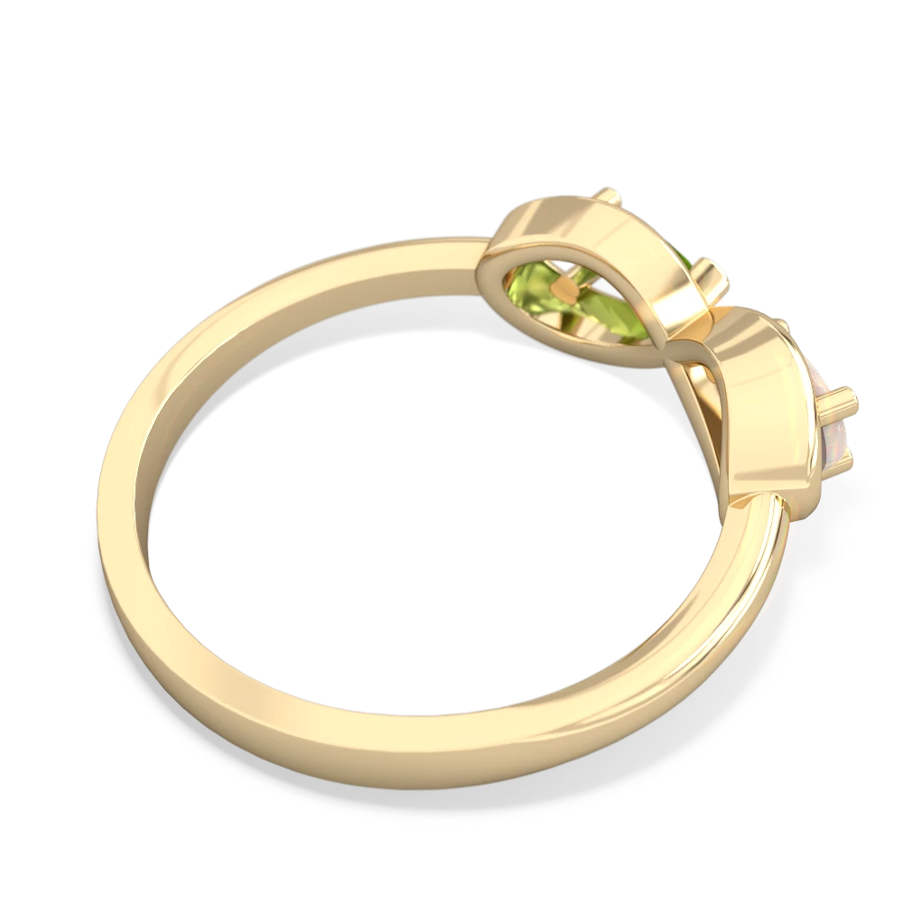 Opal Infinity 14K Yellow Gold ring R5050