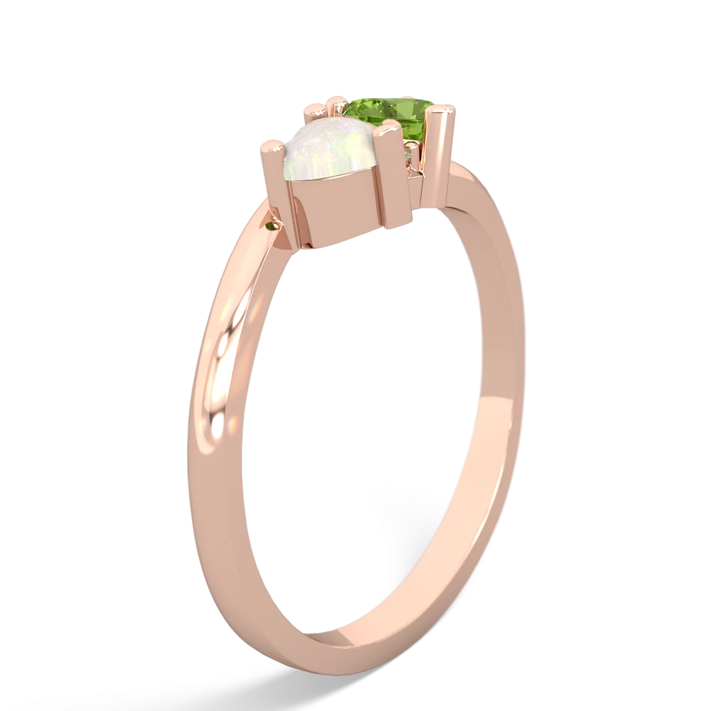 Opal Sweethearts 14K Rose Gold ring R5260