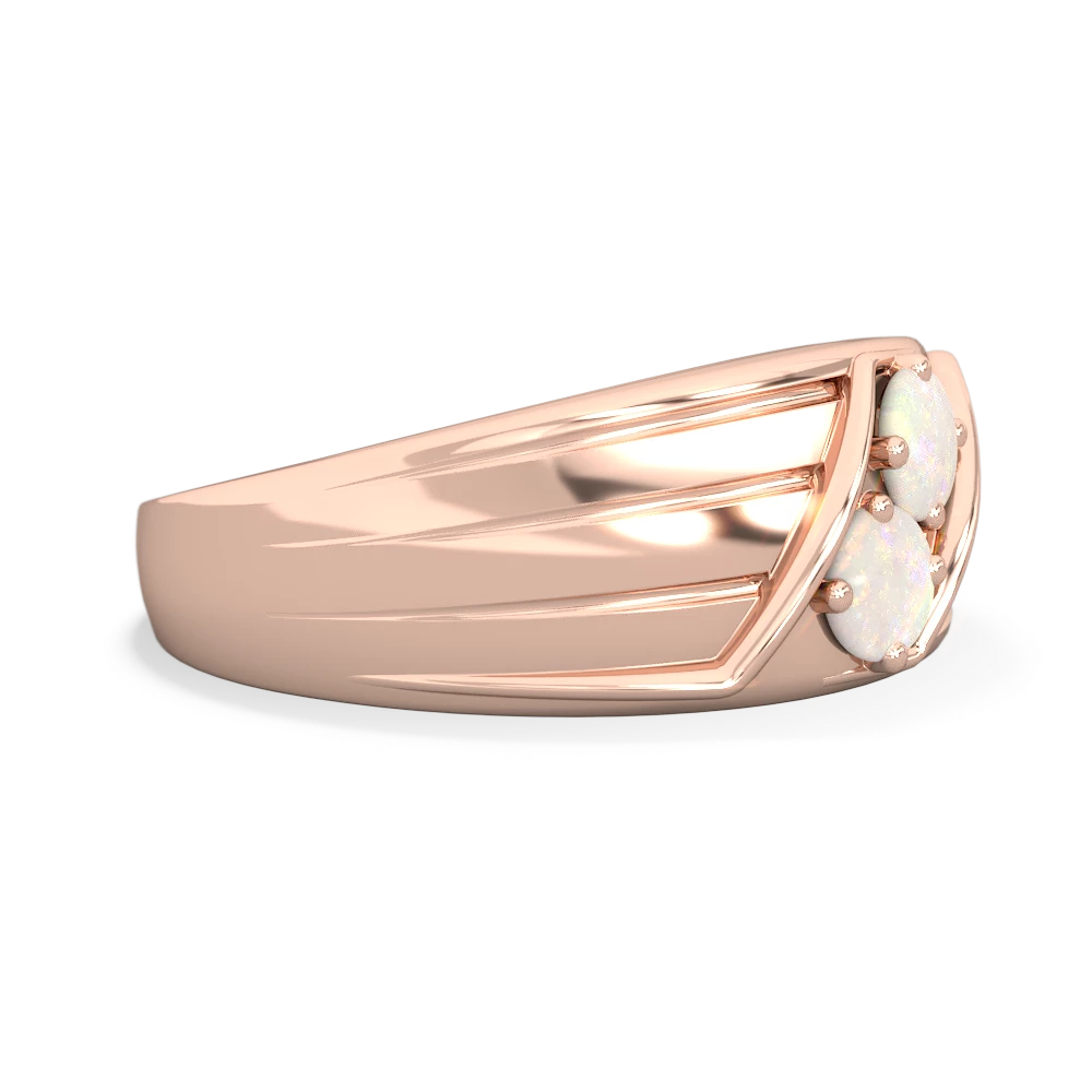 Opal Men's Streamline 14K Rose Gold ring R0460