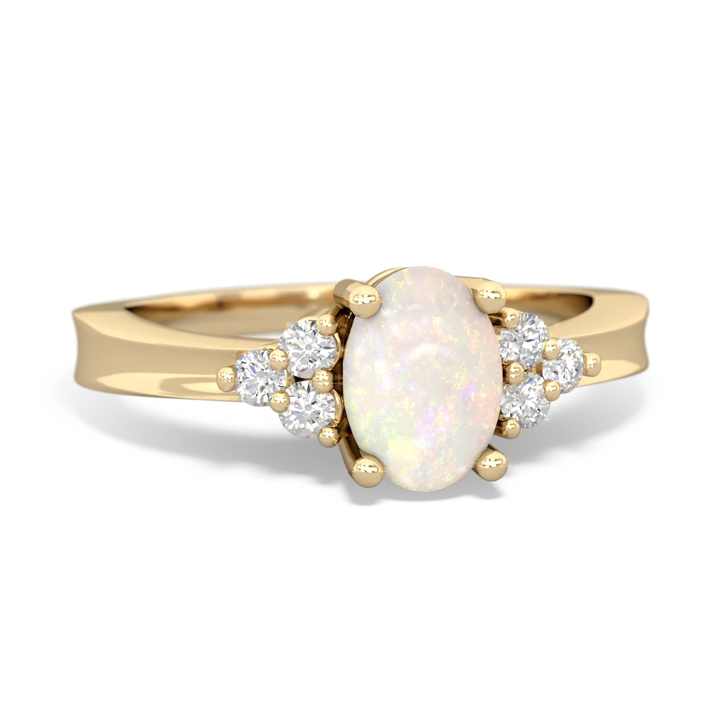 Opal Simply Elegant 14K Yellow Gold ring R2113