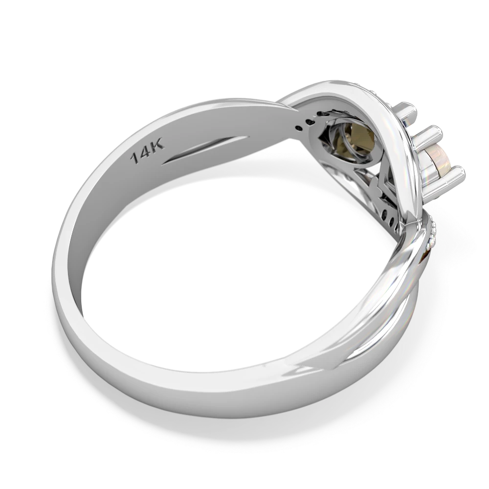 Opal Summer Winds 14K White Gold ring R5342